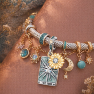Sun Tarot Card Charm